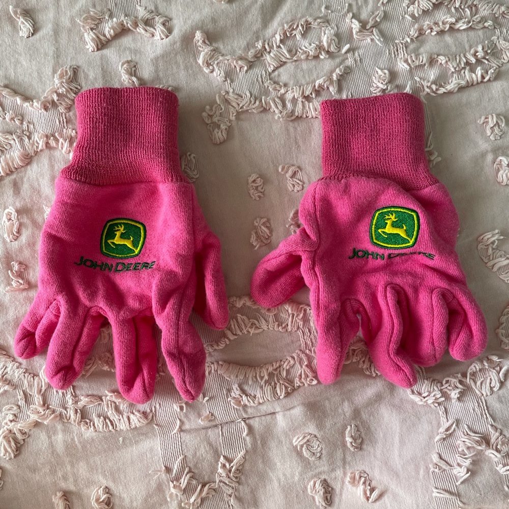 JOHN DEERE KID PINK GLOVE